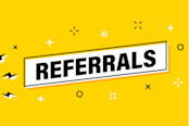 referrals speech bubble