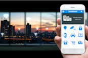 smart city and network connect concept
