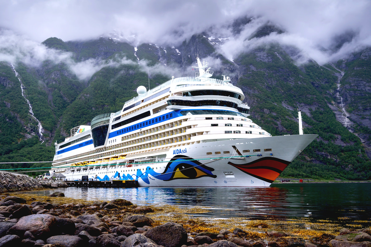 AIDAsol is a Sphinx class cruise ship owned by Carnival Corp