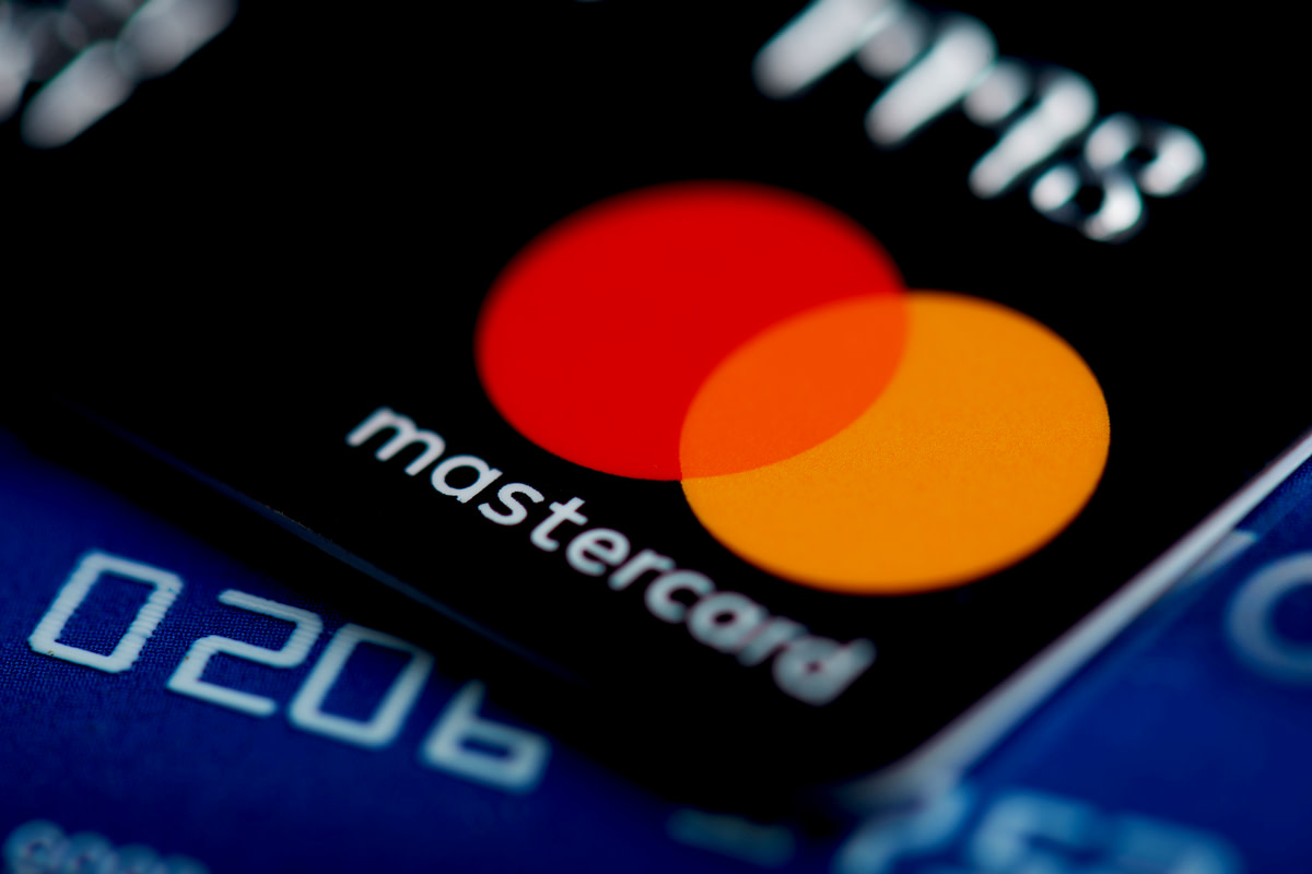 Mastercard plastic electronic card