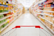 Grocery store aisle