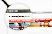 Illustrative Editorial of Kinder Morgan website homepage.