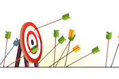 Many arrows missed hitting target mark