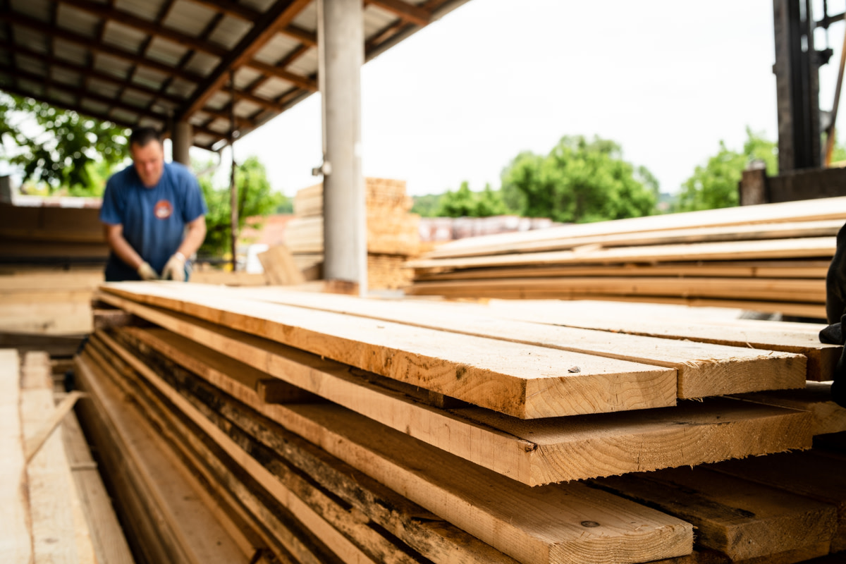lumber planks
