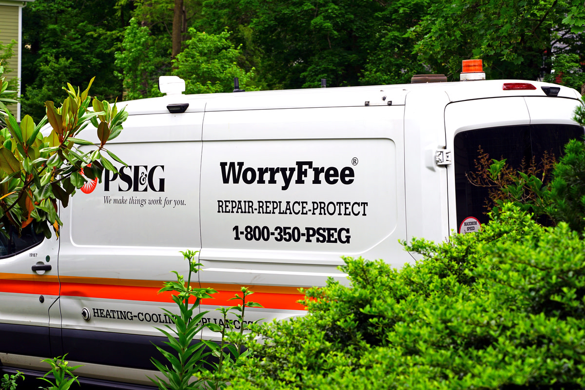 Worry Free utilities van for PSEG