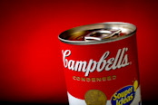 Close-Up of a Sealed Campbell