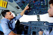 modern flight simulator