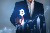 digital bitcoin icon