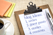 Blogging ideas list