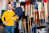 choosing new shovel