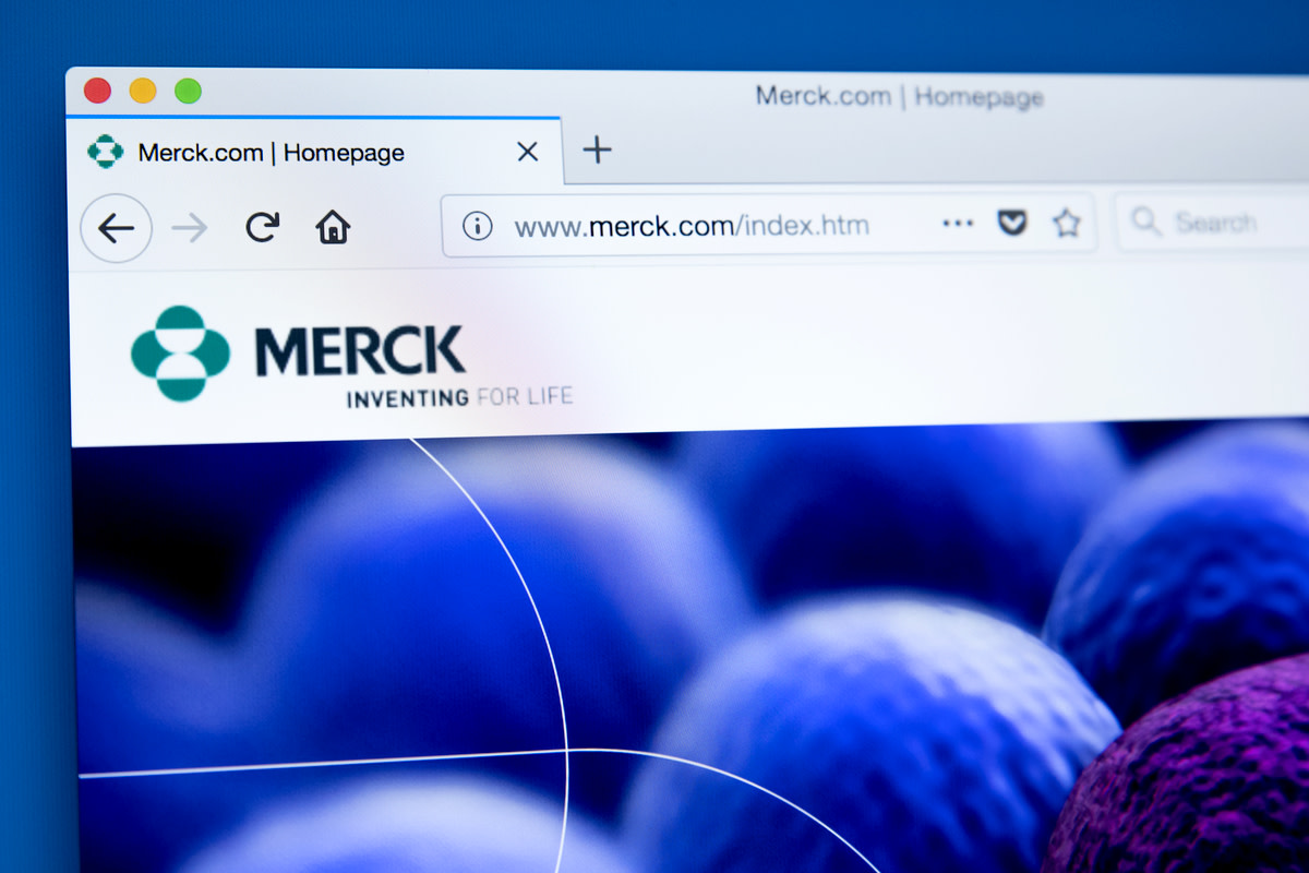 Homepage of the official website for Merck & Co
