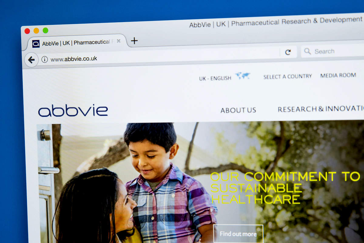 official website for the pharmaceutical company AbbVie Inc
