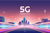 5G smart city concept