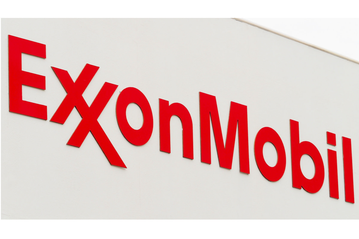 Sign of the Exxon Mobile petrochemical company