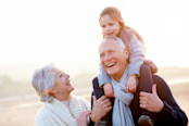 Grandparents And Granddaughter