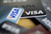 Pile of VISA card