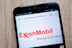 Exxon Mobil website displayed on a modern smartphone