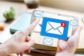 New email in inbox
