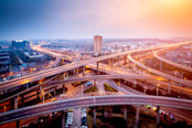 city interchange closeup