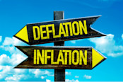 Deflation - Inflation signpost