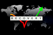 Global economy recovery concept