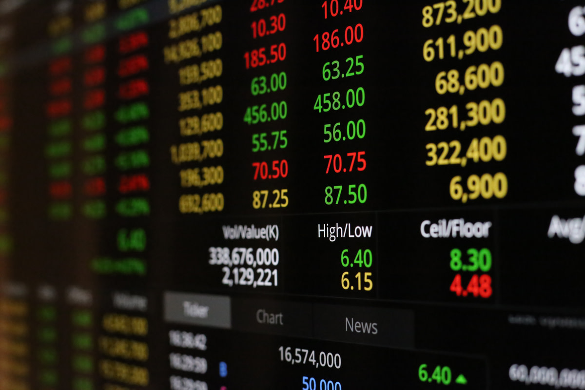 Electronic stock board