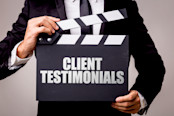 Concept of Client Testimonials