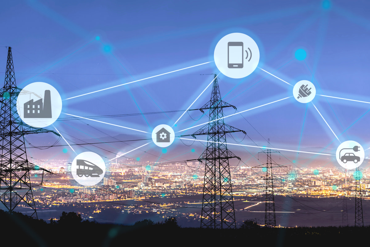 Utilities sector concept