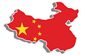 3d flag of china