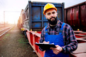 dispatching cargo containers via railroad