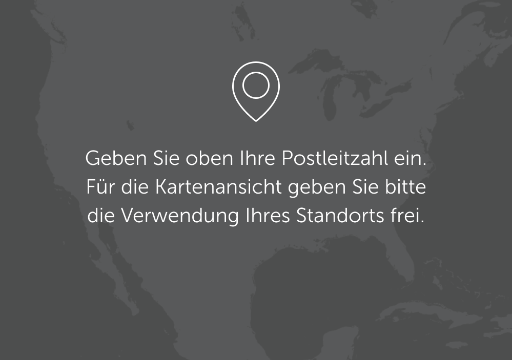 Abbildung: Geben Sie Ihre Postleitzahl ein, um einen Zahnarzt in Ihrer Nähe zu finden
