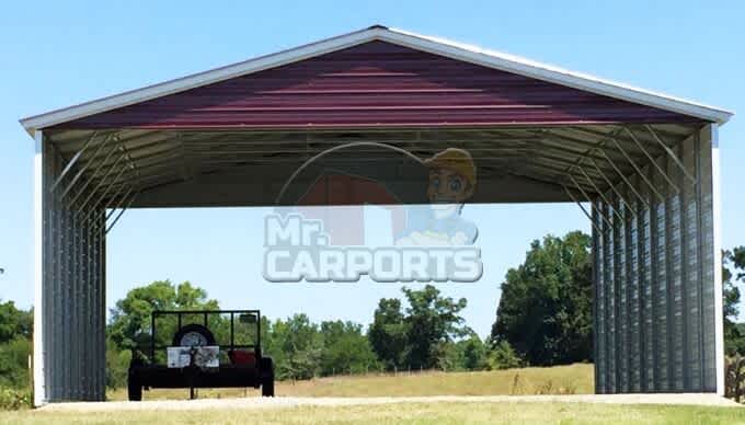 32x40 A-frame roof carport