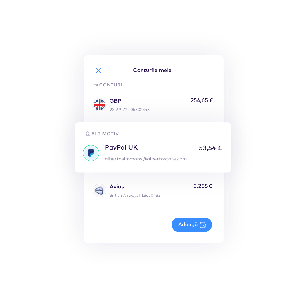 RO link your paypal GBP
