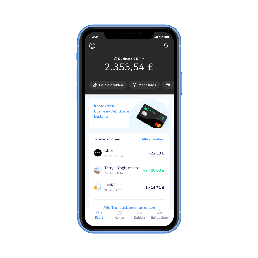 DE make the most out of monese with business accounts