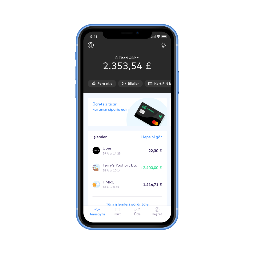 TR make the most out of monese with business accounts
