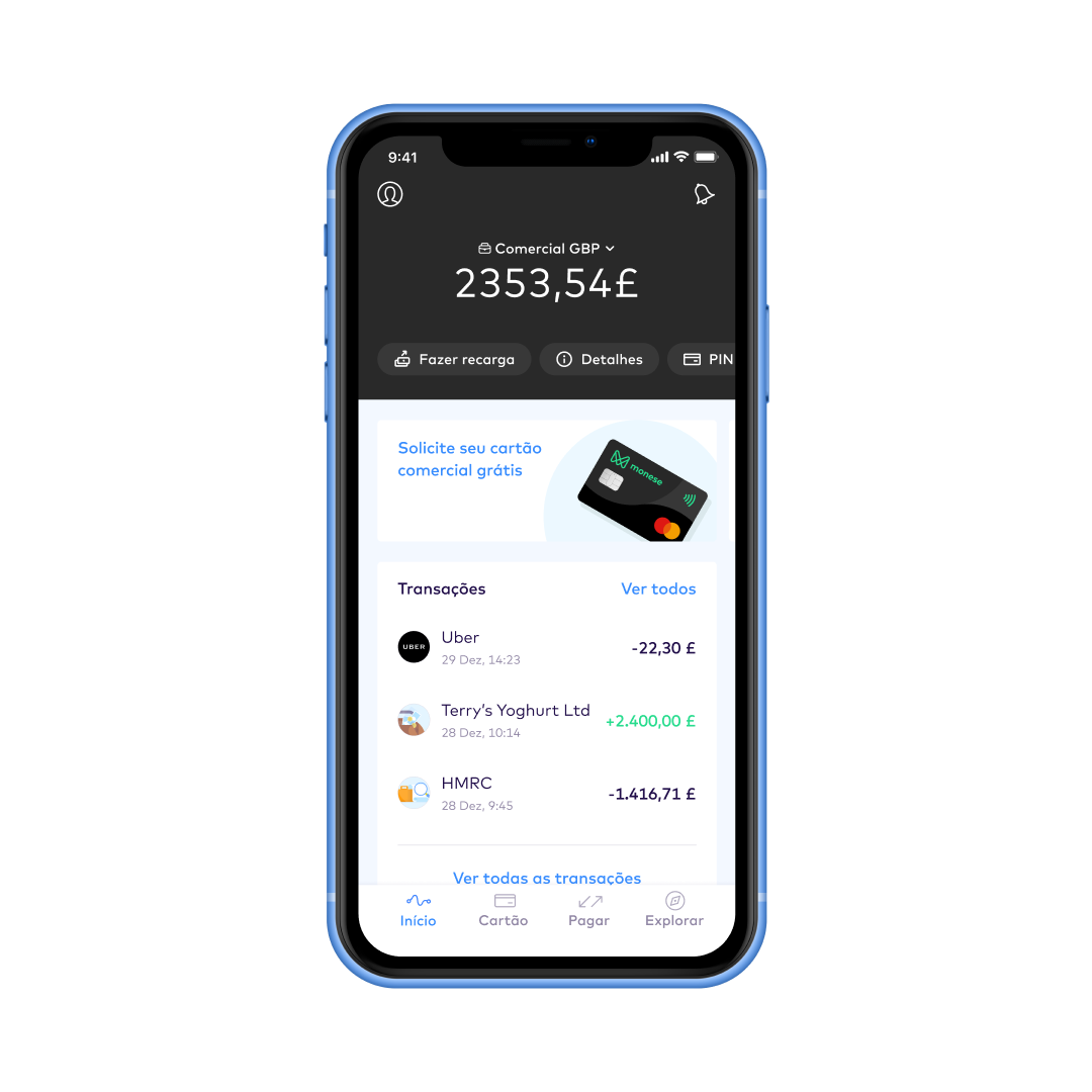 PTBR make the most out of monese with business accounts