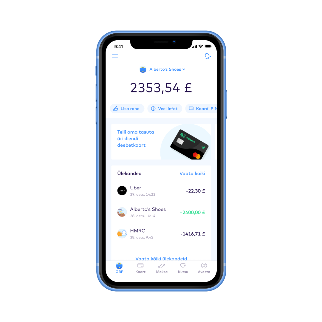 ET make the most out of monese with business accounts