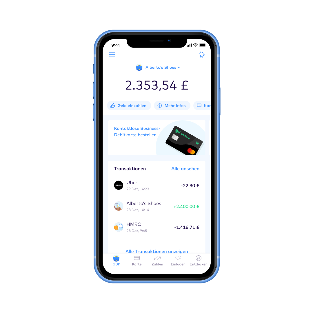 DE make the most out of monese with business accounts