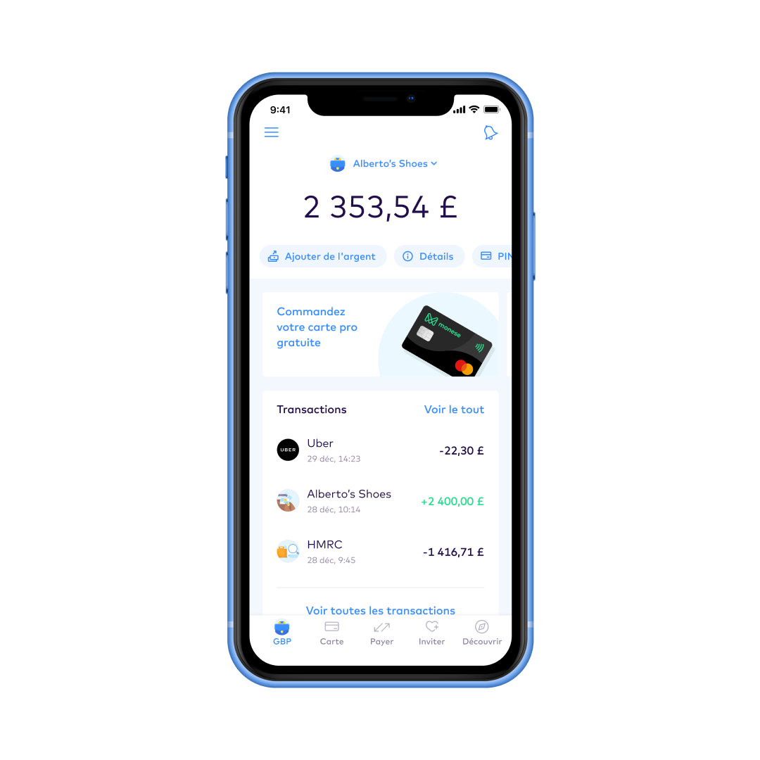 FR make the most out of monese with business accounts