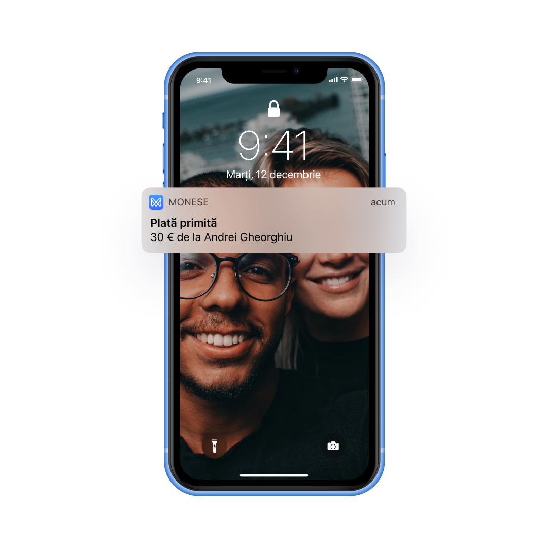 RO Send and receive bank transfers EUR