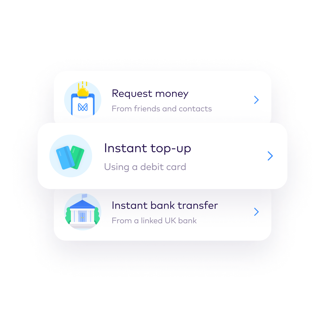 EN Add money > Top up instantly (Global)