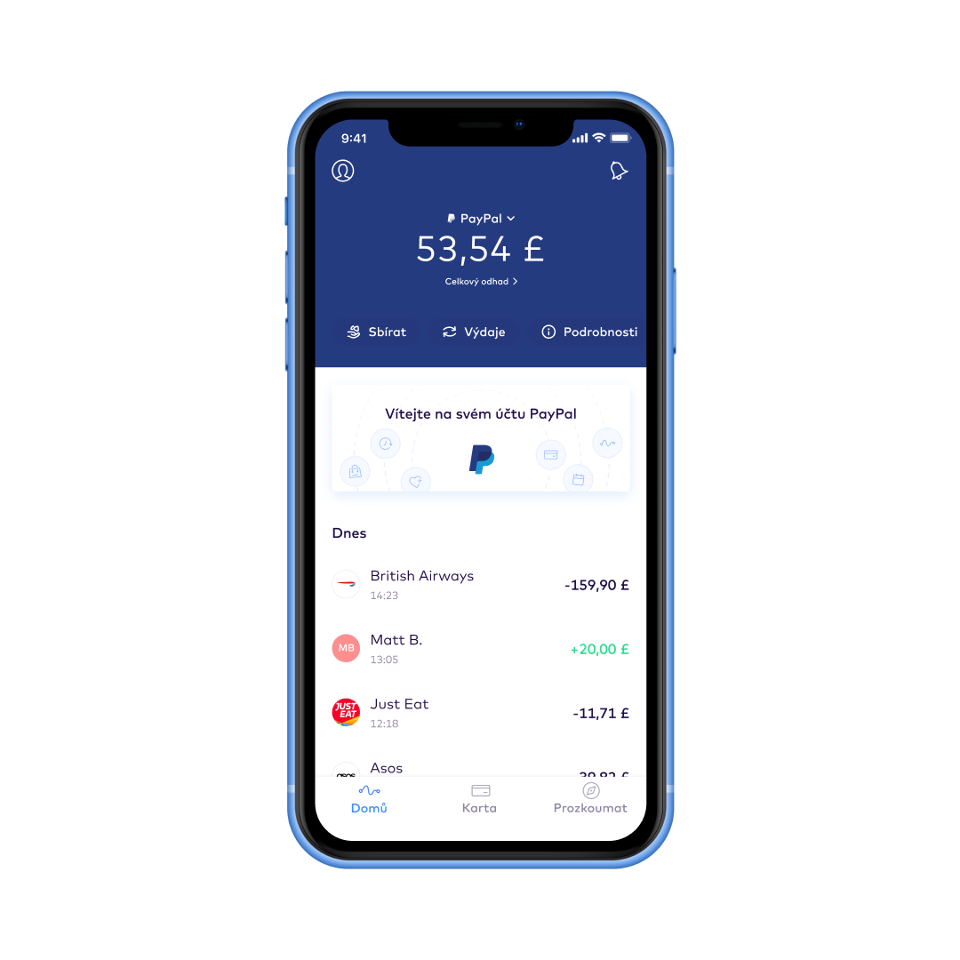 CZ Accounts overview > Its your paypal GBP