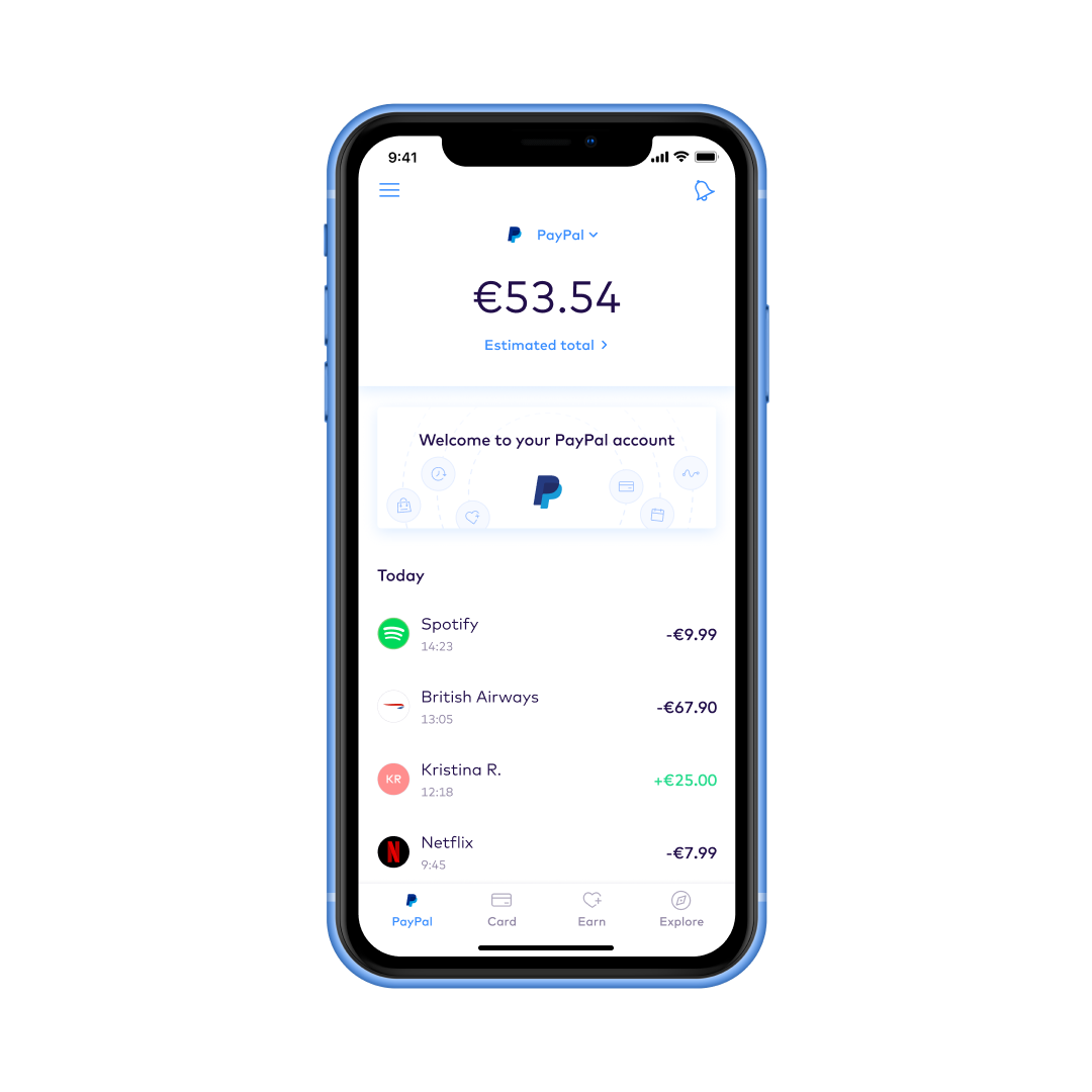 EN Accounts overview > its your paypal EUR