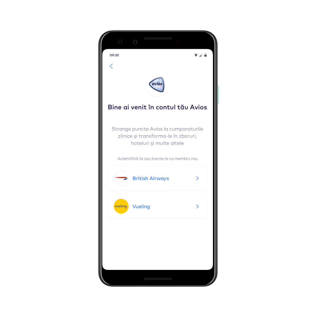 RO Accounts overview > it's your avios