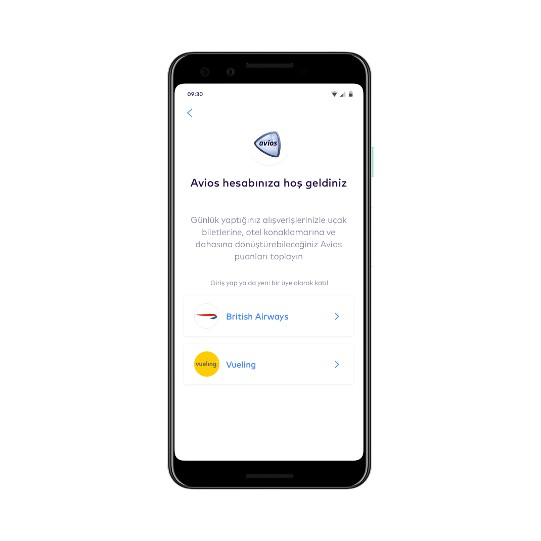 TR Accounts overview > it's your avios
