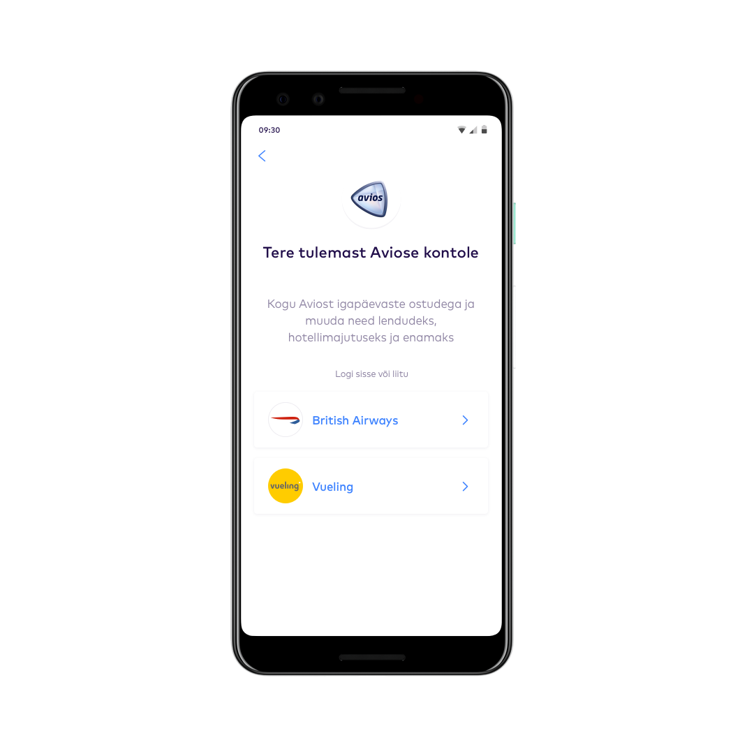 ET Accounts overview > it's your avios