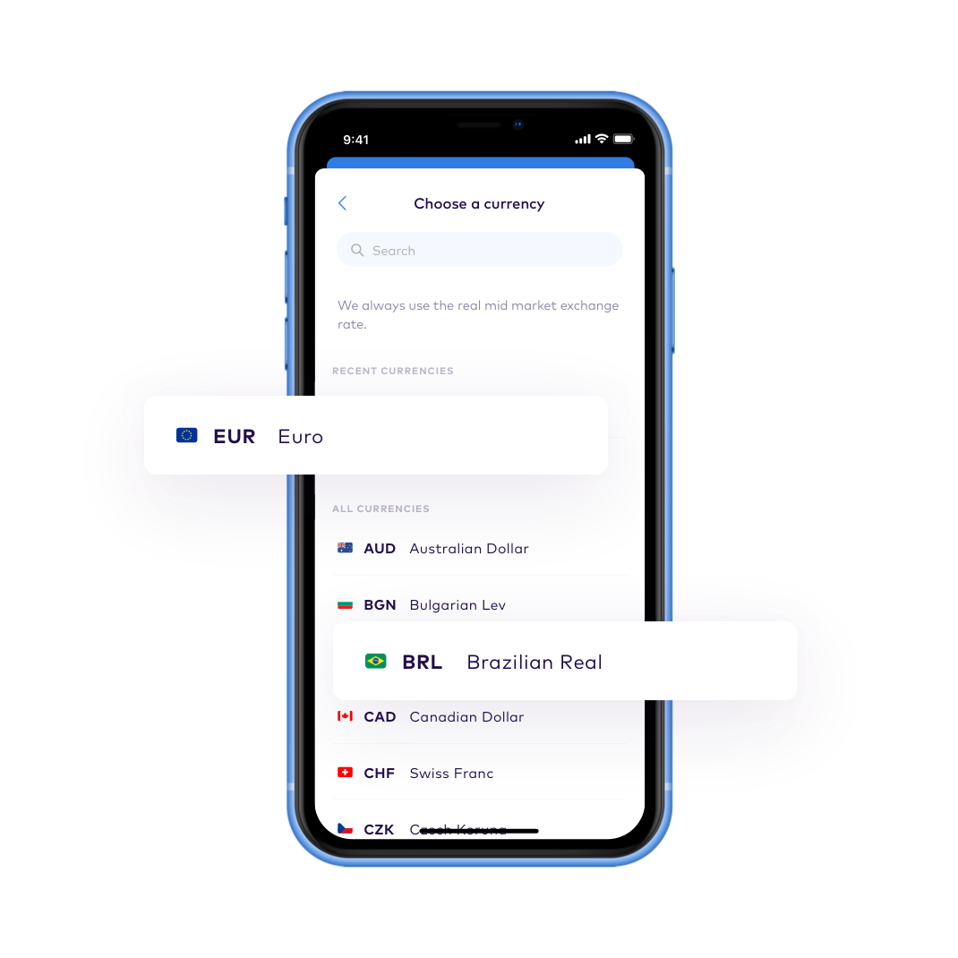 We're helping send money abroad - Bigger (EUR)