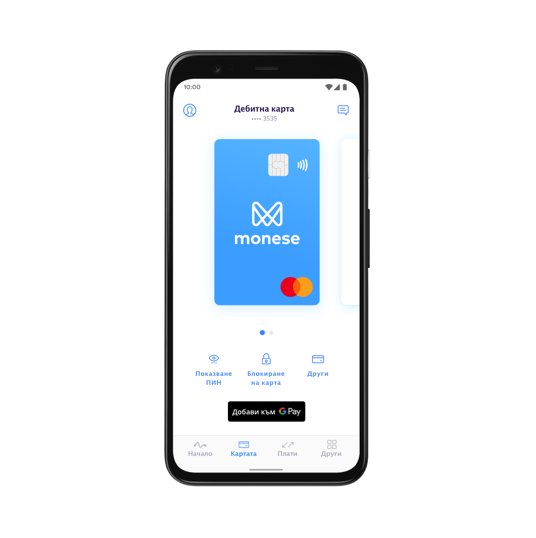 BG Set up Google Pay with Monese