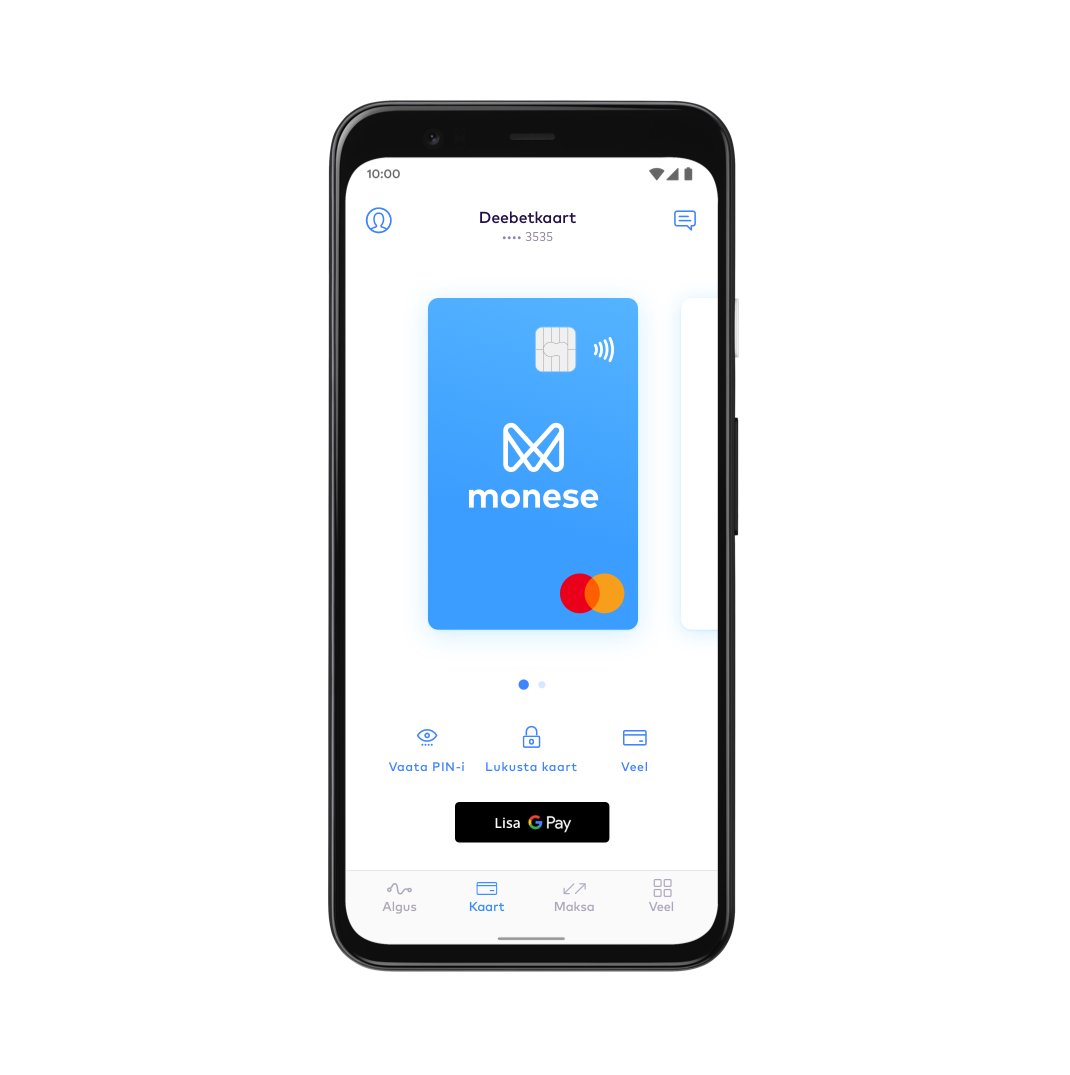 ET Set up Google Pay with Monese