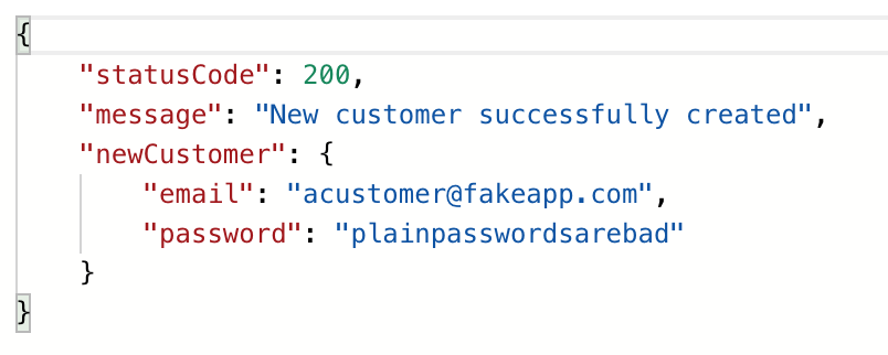 success response